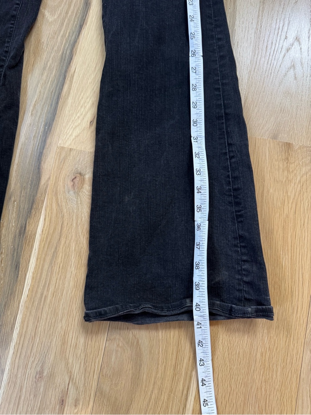 Madewell Skinny Flare Black Jeans – Size 28 - Picture 6 of 7